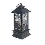 MY99 USHOMI Halloween-Kerzen-Lampe, LED-Kürbis, Hexe, Skelett, Geist, Laterne, Heim-Party, leuchtende Dekoration, Flammenlicht, Requisite, Schloss Hex