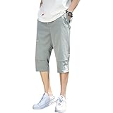 Herren Sport Shorts Trendy Lose Multi-Pocket Sport Freizeithosen Sommer Casual Kordelzug Elastische Taille Allgleiche Hosen XXL