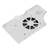 logozoee Host-Kühler, Wärmestrahlung Weiß Game Controller Cooler Game Cooling Fan Bunte Beleuchtung für Switch H