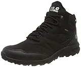 Jack Wolfskin Herren Woodland Texapore MID M Outdoorschuhe, Black, 43 EU