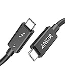 Anker Thunderbolt 3 Ladekabel 70cm lang, unterstützt 100W Leistung / 40Gbps Datentransfer, USB-C auf USB-C Kabel, für Typ-C MacBooks, Dell, iPad Pro 2020, Pixel, Hub, Docking,