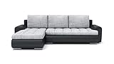 Sofini Ecksofa Tokio VI mit Schlaffunktion! Best Ecksofa! Eckcouch mit Bettkasten! (Lawa 9+ Soft 11 Links)