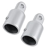 HSEAMALL Bimini Top Eye End Cap Passend für OD Rundrohre, Edelstahl Heavy Duty Boot Bimini Top Caps Canopy Fittings für Marine Hardware (22mm-2 PCS)