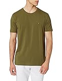 Tommy Hilfiger Herren STRETCH SLIM FIT TEE T-Shirt, Putting Green, M