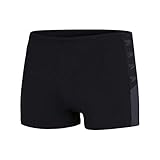 Speedo Boom Logo Splice Aquashort für Herren, schwarz (Schwarz/Oxid Grey), 36 (DE 6)