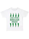 clothinx Mein erstes Bremen Trikot Kinder Bio T-Shirt Weiß Gr. 140