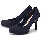 Tamaris Damen 1-1-22447-27 Pumps, Navy, 38 EU