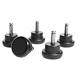 Topstar Fußgleiter/6988 ,1 Satz, 5 Stück ,schw