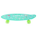 Longboard Skateboard PU Integrierter Hohlgriff Verschleißfestes Magnetkern-Lumineszenz-Handboard Kleines Fisch-Skateboard mit Blinken für Jug