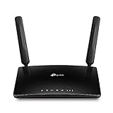 TP-Link Archer MR600 AC1200 LTE Router Dualband 4G + Cat6-Gigabit-WLAN Router (300 Mbit/s im Download, Dualband, 300 Mbit/s 2.4GHz und 867Mbit/s 5GHz + frei konfigurierbarer LAN/WAN-Port) schw