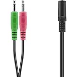 Speedlink Smartphone Headset Adapter - Kopfhörerfunktion - Mikrofonfunktion - grün/pink