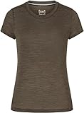 super.natural Damen Essential T-Shirt, Wren Melange, XL