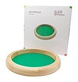 GICO Würfelteller / Würfelbrett rund und groß aus Holz Durchmesser 30 cm H 3,5 cm 7955