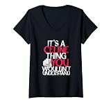 Damen It's A Celine Thing You Wouldn't Understand T-Shirt mit V