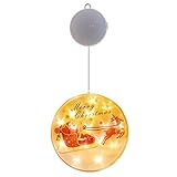 Led Sucker dekorative Lichter Weihnachtslampe Festliche Weihnachtsbatterie Lichter Fenster Sternlichter Atmosphäre Anordnung Lichterk