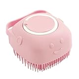 Hainice Badebürste für Haustiere, Silikon, für Shampoo, Massagespender für Katzen, Hunde, R