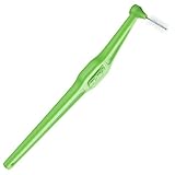 Interdentalbürste, abgewinkelt, 0,8 mm, Grün, 6 Stück