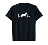 Weißer Schweizer Schäferhund Heartbeat Herz Hunde T-S