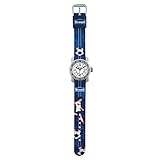 SCOUT Jungen Analog Quarz Uhr mit Stoff Armband 280376004