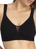 Nina von C. Cotton Shape Wellness-BH Damen, Schwarz, 75C