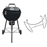 Outdoorchef Kohlegrill „Chelsea 570 C“ | Kugelgrill mit Ventilationssystem | Steak Grill für Garten und Terasse – Ø 54 cm & Grillzubehör, Deckelhalter, silber, 12,5x35,2x24,5 cm, 18.291.25