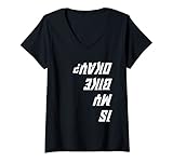 Damen BMX Stunts Bike T-Shirt Bike Bike Funny Motocross T-Shirt mit V