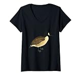 Damen Canada Goose Canadian Goose Ich liebe Kanada Geschenk Shirt T-Shirt mit V