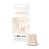 pony puffin Vanilla - Cremefarben Besonders Für Blondes Haar Fülliger Pferdeschwanz Frisurenhilfe Zopf Hilfe Haarstyling (/ vanilla)