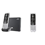 Gigaset C430A GO - Schnurlostelefon mit Anrufbeantworter - DECT-Telefon für Router, schwarz & C430HX - DECT-Telefon schnurlos für Router - 1,8 Zoll Farbdisplay, Schwarz-Silb