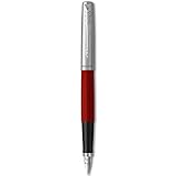 Parker Jotter Originals Füller | Klassisches Rot | Füllfederhalter Mittlere Spitze | blaue T