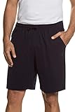 JP 1880 Herren L-8XL bis 8XL, Schlafanzug-Hose, Shorts, Kurze Pyjama-Hose, Jogging-Hose aus 100% Baumwolle, Sweatpants Navy 5XL 708405 76-5XL