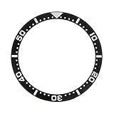 HMEILI 38 * 31.6 * 1mm Black Keramik Lünette Einsatz Fit for Seiko Uhr Gesichtsuhren Ersetzen Zubehör for Submariner Automatische H