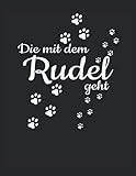 Die Mit Dem Rudel Hunde Geht Pfote Gassi Spazieren Haustier Hund: ANTI STRESS MALBUCH - Mandalas - Lustiges Hunde Welpen Wurf Geschenk - A4 (8,5x11) - ... Vorlagen - Antistress - Entsp