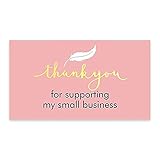 hongbanlemp Geburtstagskarte Exquisite danken Ihnen Karten Small Business Appreciation Cards Einkaufs Kauf Danke Grußkarte Büroartikel 50 PC Geschenkkarte (Color : 4)