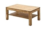 Robas Lund Couchtisch Massivholz Wohnzimmertisch Asteiche, Lukas BxHxT 115 x 70 x 54