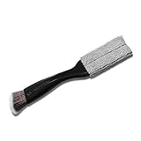 Auto Detail Reinigungsbürsten Bürsten für Auto-Lüftungsschlitze Tastatur Reinigung Pinsel Reinigungspinsel Mini Pinsel für Tastatur, Jalousien, Rollläden, Automotive-Armaturenbrett, Schwarz 1 Stück
