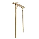 vidaXL Gartenlaube 200 x 40 x 205 cm H