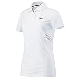 HEAD Mädchen Club Technische Polo Shirt S Weiß/Navy