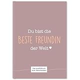 CUPCAKES & KISSES® Beste Freundin Buch zum Ausfüllen I Geschenk für Lieblingsfreundin zum Geburtstag oder Weihnachten I Geschenkidee für Best F