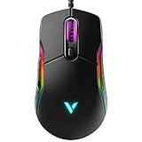 Rapoo VPRO VT200 IR kabelgebundene Gaming Maus, programmierbare Tasten, 6200 DPI, LED-Multi-Color, schw