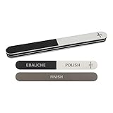 Bergeon 2290 Schmirgelfeile, flach, 10 Stück, für Uhrmacher und Goldschmiede,