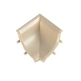 DQ-PP WINKELLEISTE INNENECKE | Eiche Sonoma | 13 x 13mm | PVC | Küchenleiste Arbeitsplatte Abschlussleiste Leiste Küche Küchenabschlussleiste Wandabschlussleiste Tischp