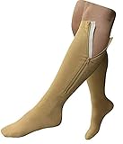 NextGen Active Kompressionssocken mit hohem Reißverschluss, beige, Large-X-Larg