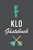 Klo Gästebuch: Klobuch zum Ausfüllen beim Besuch der Toilette - Lustiges Logbuch mit Kloregeln und WC Umfrag