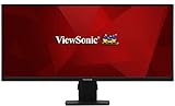 Viewsonic VA3456-MHDJ 86,4 cm (34 Zoll) Monitor (UWQHD, IPS-Panel, HDR10, HDMI, DP, Höhenverstellbar, Lautsprecher, 3 Jahre Austauschservice) Schw