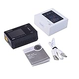 OUYBO ToolkitRC M6 150W 10A LCD 2-6S Lipo Akku Smart Balance Ladegerät Entlader for RC Quadcopter Drone FPV Ersatzteile RC Teile Batteriezubehör (Color : Black)