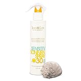 Jean & Len Sonnencreme 30 LSF wasserfest | Made in Germany | 100% veganes Sonnen-Spray ohne Silikone, Parabene und Nanopartikel | Sonnenschutz für Allergiker & sensitive Haut | 250 ml Sprü