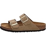 Birkenstock Damen Arizona SFB Sandale, Faded Khaki, 36 EU