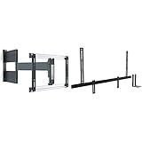 Vogel's Thin 546 schwenkbare OLED TV-Wandhalterung für 40-65 Zoll (102-165 cm) & Sound 3550 Universal Soundbar Halterung | Auch geeignet für Bose Soundbar 500/700, Max. Gewicht 6,5 kg