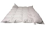 Betten Hofmann Daunen Kassetten Bett 135x200cm 4x6 Karo 1080g G